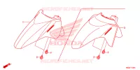 VOORSPATBORD voor Honda CLICK 125 I Idling Stop Casted Wheels 2019