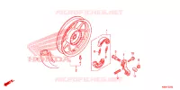 ACHTER WIEL voor Honda CLICK 125 I Idling Stop Casted Wheels 2020