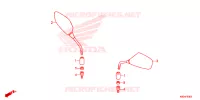 SPIEGEL voor Honda CLICK 125 I Idling Stop Casted Wheels 2020