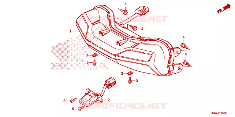 ACHTERLICHT Honda SCOOTER 150 ADV 2020  ADV150AL