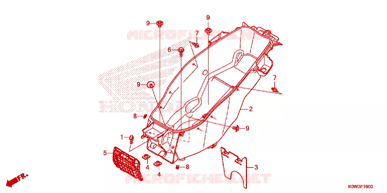 BAGAGEBOX Honda SCOOTER 150 ADV 2020  ADV150AL