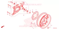 ACHTER WIEL/ZWAAI ARM voor Honda ADV 160 ABS 2024