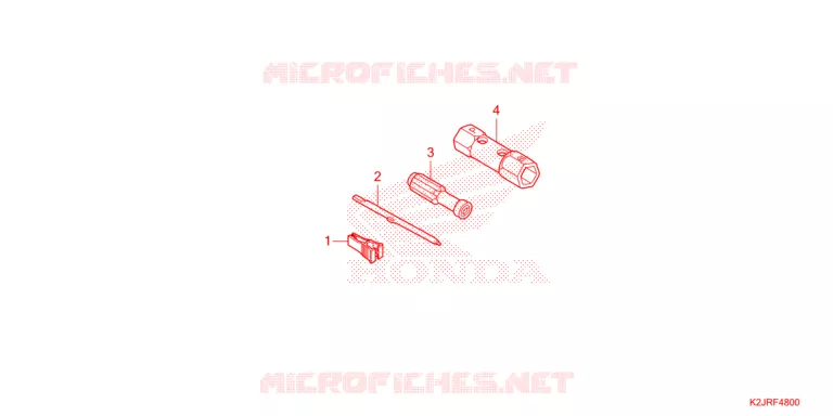 GEREEDSCHAP Honda MOTO 110 WAVE 2024  AFS110KDFR