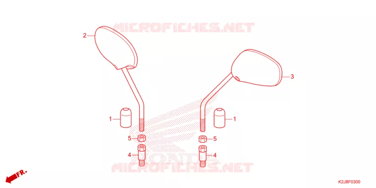SPIEGEL Honda MOTO 110 WAVE 2021  AFS110KSFM