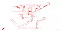 PEDAAL/KICKSTARTER ARM voor Honda WAVE 110 Front brake disk, Kick start, Spoked wheels 2023