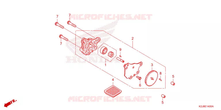 OLIEPOMP Honda MOTO 110 WAVE 2021  AFS110MCFM