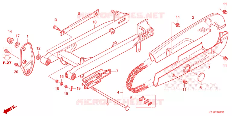 ZWAAI-ARM/KETTINGKAST Honda MOTO 110 WAVE 2021  AFS110MCFM