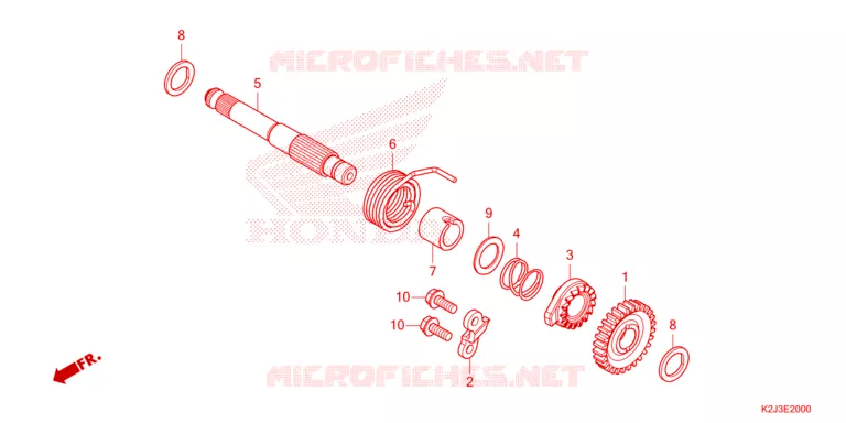 KICKSTARTER SPIL Honda MOTO 110 WAVE 2021  AFS110MCFM
