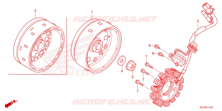 ALTERNATORE Honda MOTO 110 WAVE 2021  AFS110MCFM