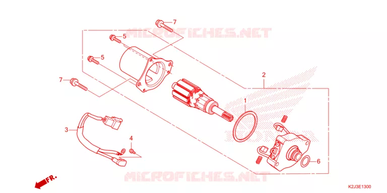 STARTMOTOR Honda MOTO 110 WAVE 2021  AFS110MCFM
