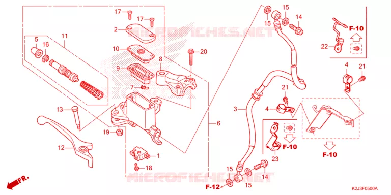 REMPOMP VOOR Honda MOTO 110 WAVE 2022  AFS110MCFN