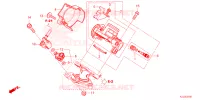 GASKLEP HUIS voor Honda WAVE 110 Front brake disk, Electric start, Casted wheels 2LO 2024