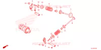 NOKKENAS/KLEP voor Honda WAVE 110 Front brake disk, Electric start, Casted wheels 2LO 2024