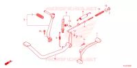 PEDAAL/KICKSTARTER ARM voor Honda WAVE 110 Front brake disk, Electric start, Casted wheels 2LO 2024