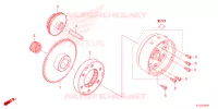 START KOPPELING voor Honda WAVE 110 Front brake disk, Electric start, Casted wheels 2LO 2024