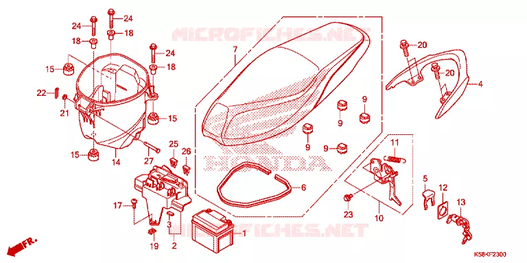 ZADEL Honda MOTO 110 WAVE 2020  AFS110MSFL