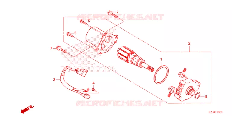 STARTMOTOR Honda MOTO 110 WAVE 2021  AFS110MSFM