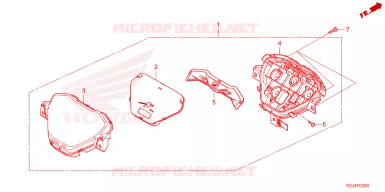 COMBINATIEMETER Honda MOTO 110 WAVE 2021  AFS110MSFM