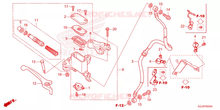 REMPOMP VOOR Honda MOTO 110 WAVE 2021  AFS110MSFM