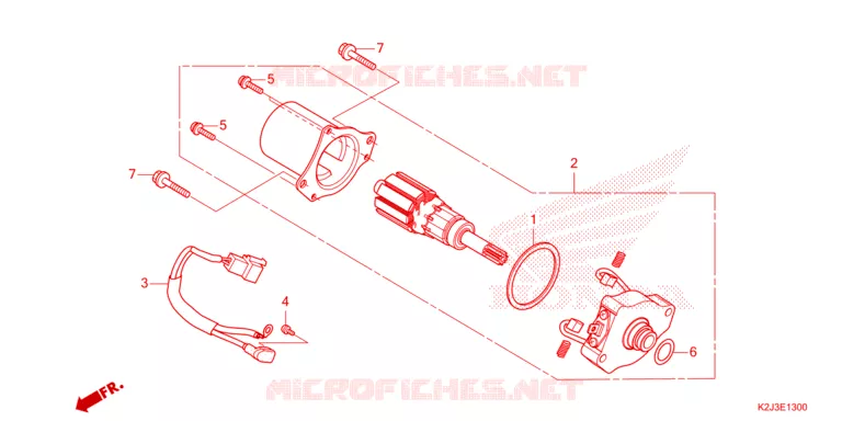 STARTMOTOR Honda MOTO 110 WAVE 2021  AFS110MSFM