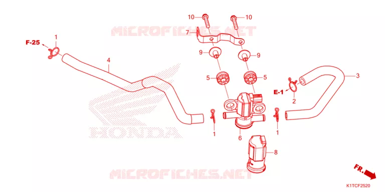 LUCHTINJECTIE SOLENOIDEKLEP Honda MOTO 300 CRF 2024  CRF300LAR