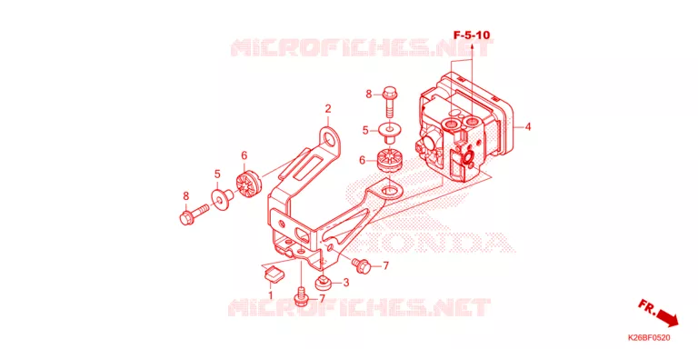 ABS MODULATOR Honda MOTO 125 GROM 2022  MSX125AM