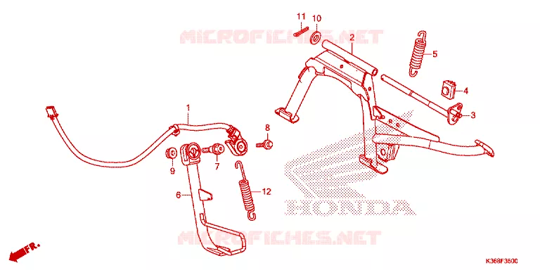 STANDAARD Honda SCOOTER 150 PCX 2016  WW150G