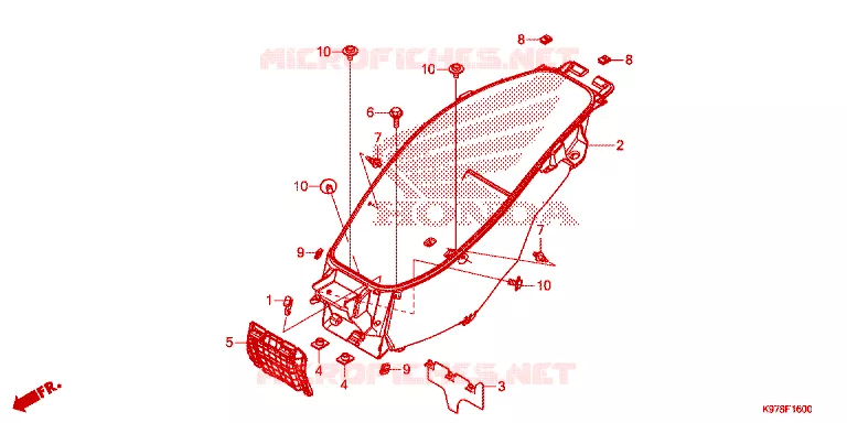 BAGAGEBOX Honda SCOOTER 150 PCX 2018  WW150J