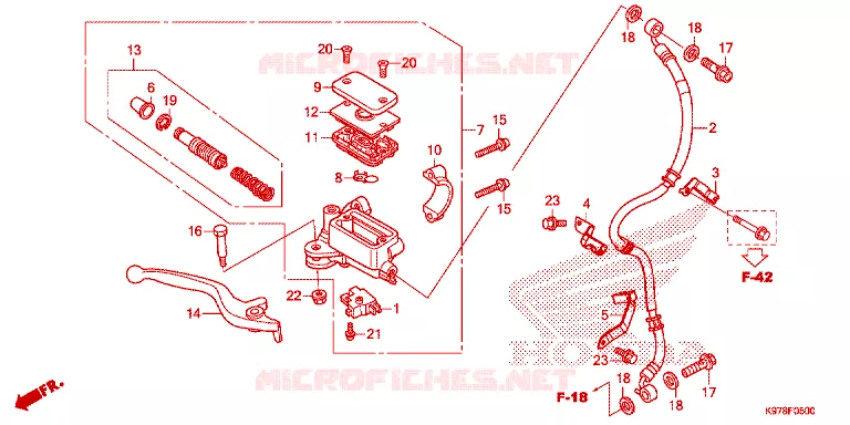 REMPOMP VOOR Honda SCOOTER 150 PCX 2018  WW150J