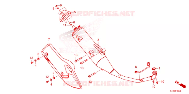 UITLAATDEMPER Honda SCOOTER 160 PCX 2023  WW160P