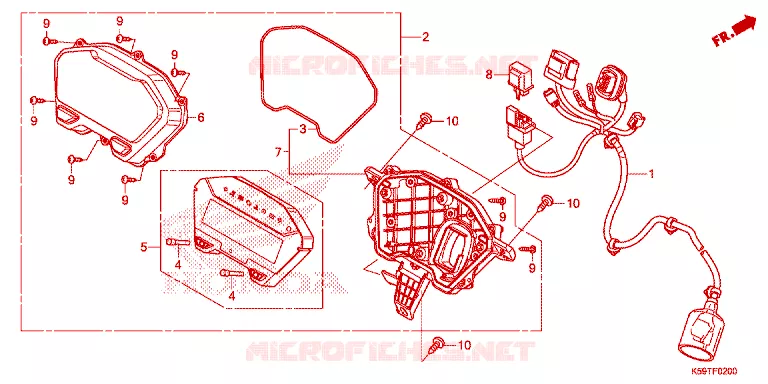 COMBINATIEMETER Honda SCOOTER 150 CLICK 2021  ACB150CBTM_TH
