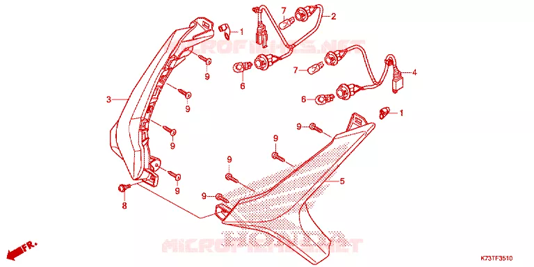 VOOR KNIPPERLICHT Honda MOTO 125 WAVE 2022  AFS125CSFM