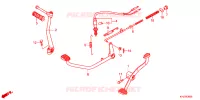 PEDAAL voor Honda WAVE 125 Kick start, Spoked wheels 2013