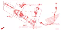 GASKLEP HUIS voor Honda WAVE 125 Electric start, Spoked wheels 2017