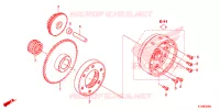 START KOPPELING voor Honda WAVE 125 Electric start, Spoked wheels 2017