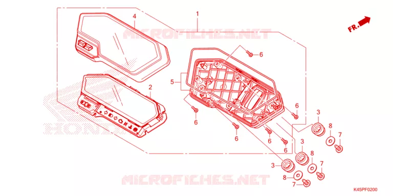 COMBINATIEMETER Honda MOTO 150 CBR 2021  CBR150RAM