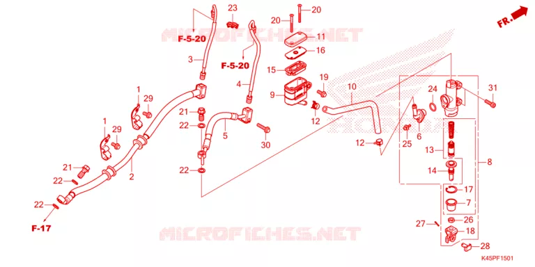 REMPOMP ACHTER Honda MOTO 150 CBR 2022  CBR150RAM