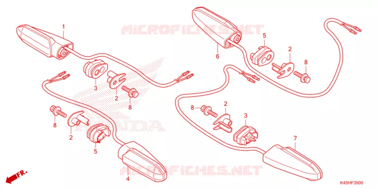 KNIPPERLICHT Honda MOTO 150 CBR 2021  CBR150RAM