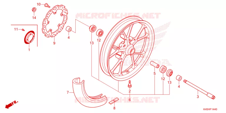 VOORWIEL Honda MOTO 150 CBR 2021  CBR150RAM