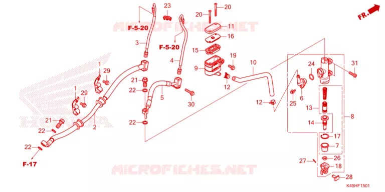 REMPOMP ACHTER Honda MOTO 150 CBR 2021  CBR150RAM
