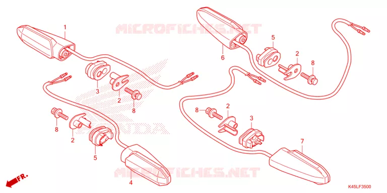 KNIPPERLICHT Honda MOTO 150 CBR 2021  CBR150RAM_CA