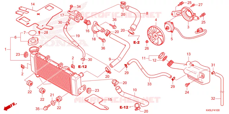 RADIATOR Honda MOTO 150 CBR 2021  CBR150RAM_CA