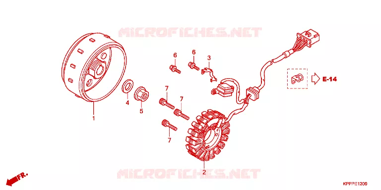 ALTERNATORE Honda MOTO 150 CBR 2012  CBR150RC