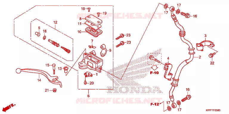 REMPOMP VOOR Honda MOTO 150 CBR 2017  CBR150RF