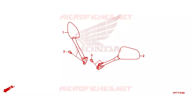 SPIEGEL Honda MOTO 150 CBR 2015  CBR150RF