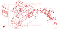 ACHTERSPATBORD  voor Honda CB 1300 SUPER BOL DOR 2012