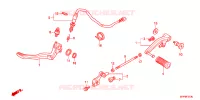 PEDAAL voor Honda CB 1300 SUPER BOL DOR 2012