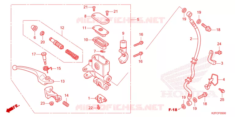 REMPOMP VOOR Honda SCOOTER 110 SCOOPY 2023  ACF110CBTP_2CA