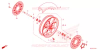 VOORWIEL voor Honda CR 650 R E-CLUTCH 2024