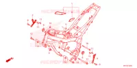 FRAME CHASSIS voor Honda CR 650 R E-CLUTCH 2024